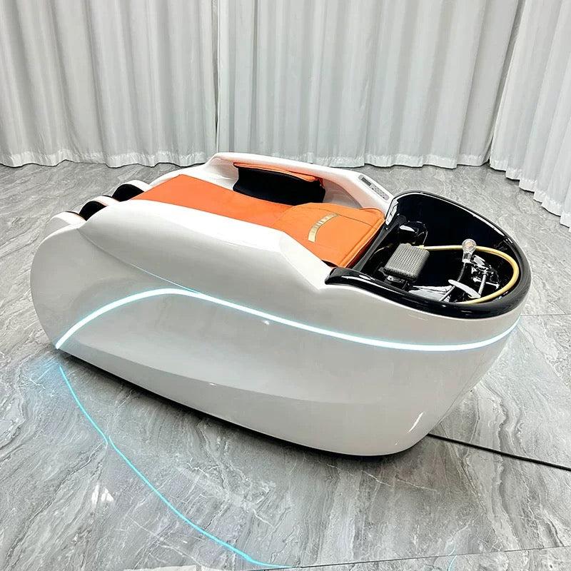 Electric Fiberglass Massage Head Spa Bed AM25