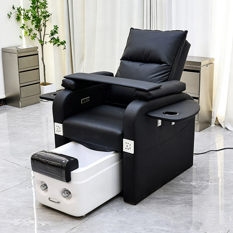Reclining Pedicure Spa Chair with Foot Bath ZY06
