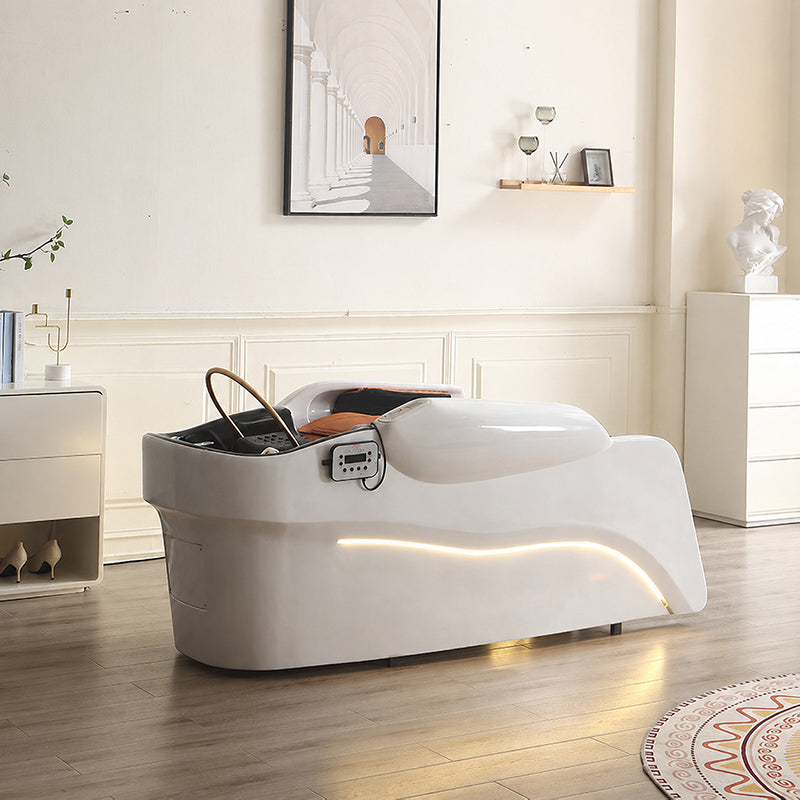Electric Fiberglass Massage Head Spa Bed AM23