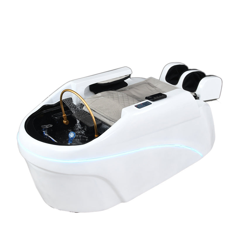 Electric Fiberglass Massage Head Spa Bed AM22