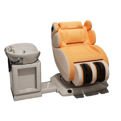 Electric Reclining Rotating Spa Shampoo Bed AM19
