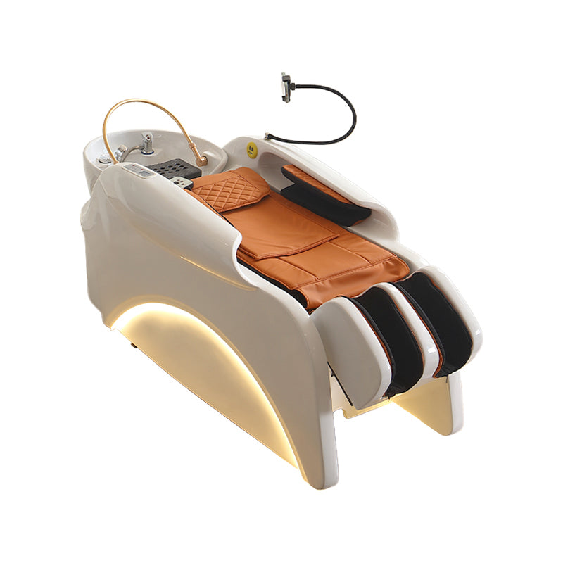 Luxury Electric Fiberglass Spa Shampoo Bed AM24
