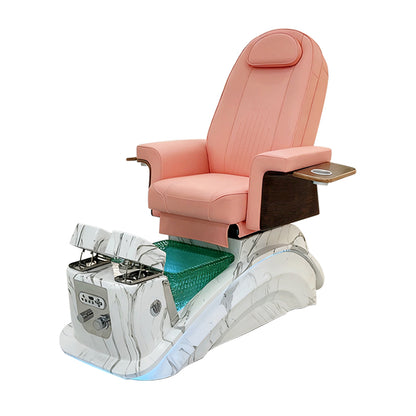 Massage Reclining Pedicure Spa Chair with Foot Bath ZY10