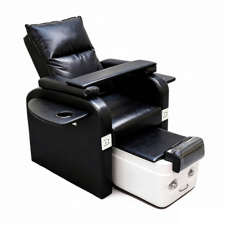 Reclining Pedicure Spa Chair with Foot Bath ZY06
