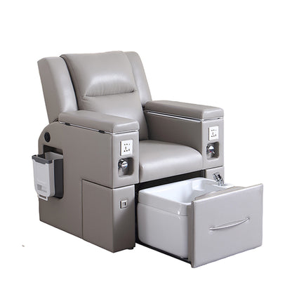 Reclining Pedicure Spa Chair with Foot Bath ZY11