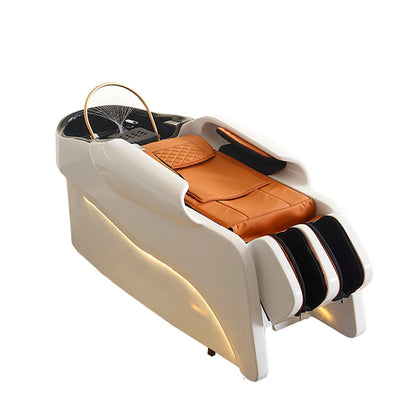 Electric Fiberglass Massage Head Spa Bed AM23