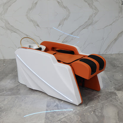 Electric Massage Shampoo Bed with Footrest AM9