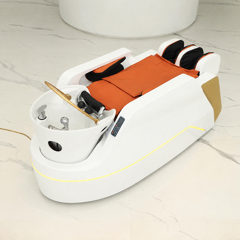 Luxury Electric Fiberglass Spa Shampoo Bed AM20