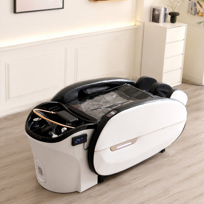 Electric Massage Shampoo Bed with Footrest AM27