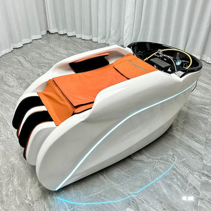 Electric Fiberglass Massage Head Spa Bed AM25