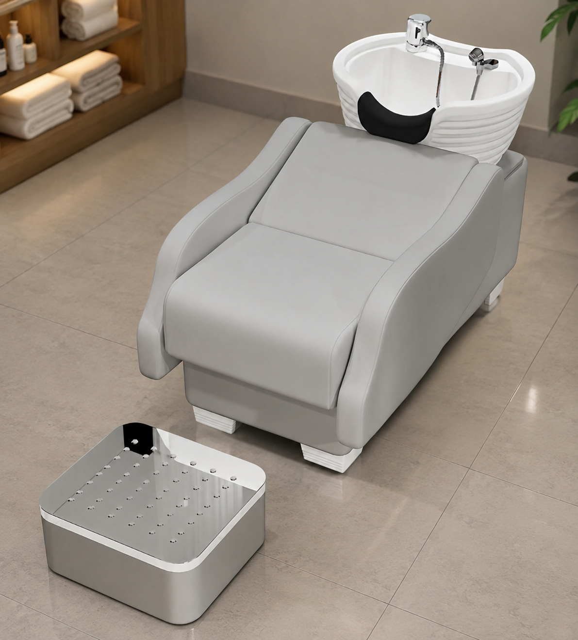 Classic Ceramic Basin Shampoo Chair BC02