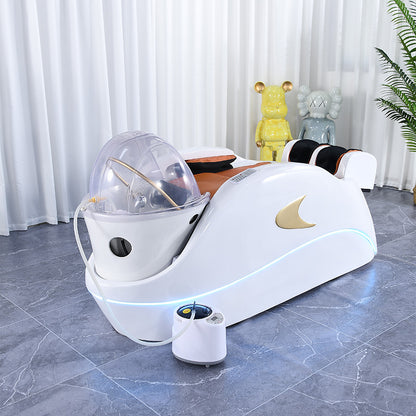 Luxury Electric Fiberglass Spa Shampoo Bed AM16