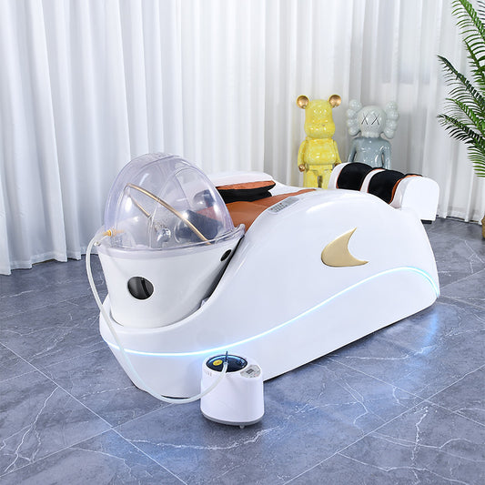 Luxury Electric Fiberglass Spa Shampoo Bed AM16