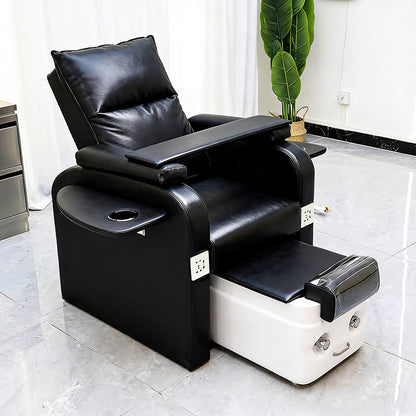 Reclining Pedicure Spa Chair with Foot Bath ZY06