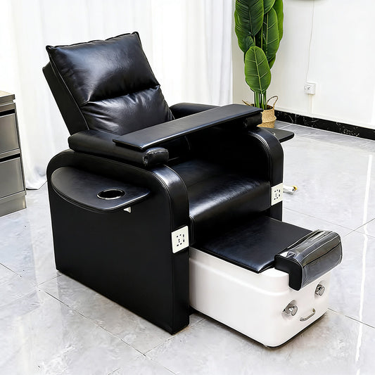 Reclining Pedicure Spa Chair with Foot Bath ZY06