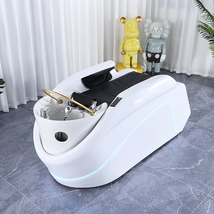 Luxury Electric Fiberglass Spa Shampoo Bed AM14