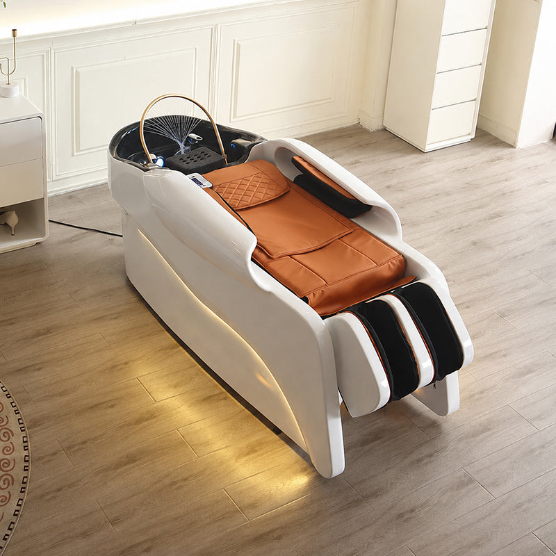 Electric Fiberglass Massage Head Spa Bed AM23