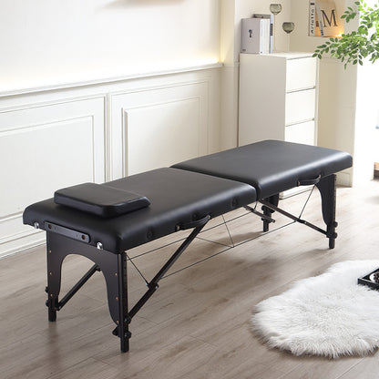 Black Foldable Massage Treatment Table DMC32