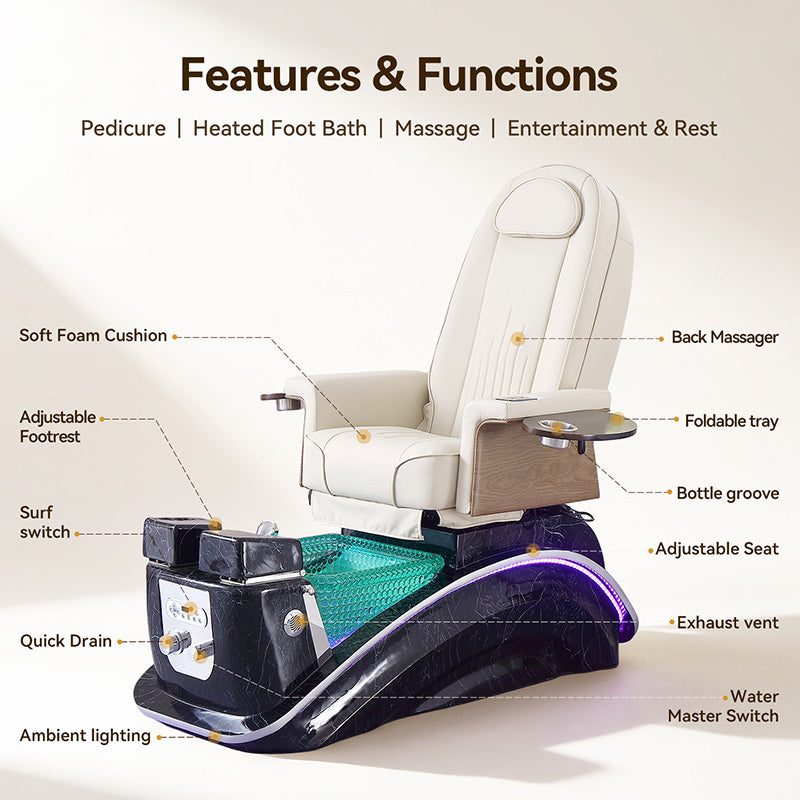 Luxury Massage Pedicure Throne Spa Chair ZY13