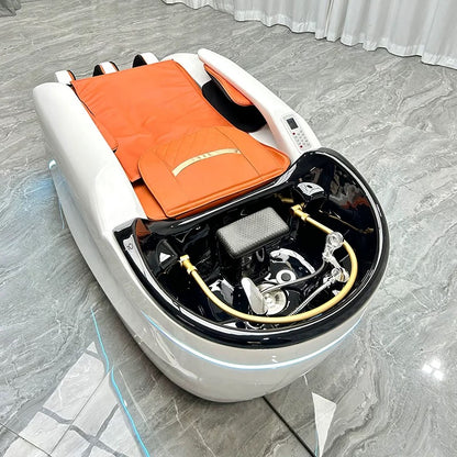 Electric Fiberglass Massage Head Spa Bed AM25