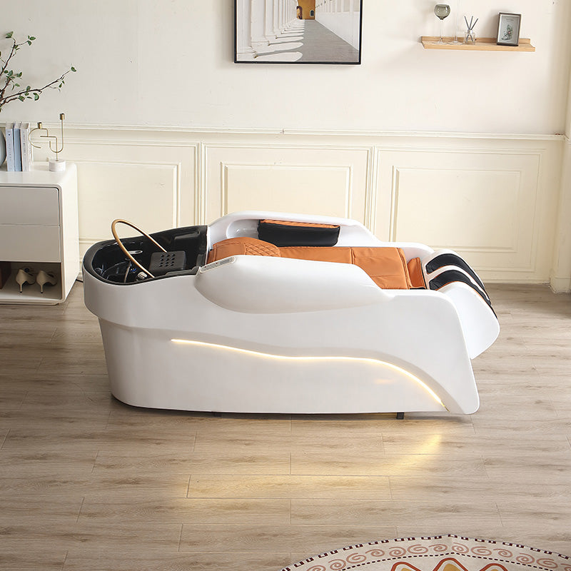 Electric Fiberglass Massage Head Spa Bed AM23