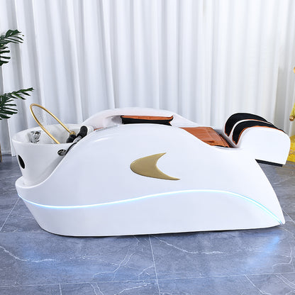 Luxury Electric Fiberglass Spa Shampoo Bed AM16