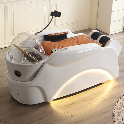 Luxury Electric Fiberglass Spa Shampoo Bed AM24