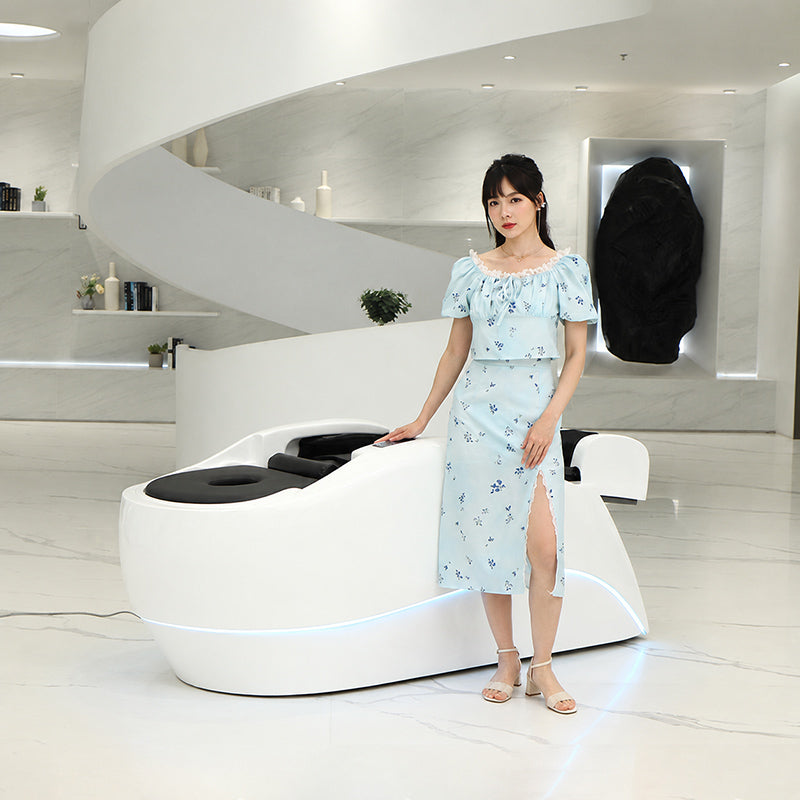 Electric Massage Shampoo Bed with Footrest AM21