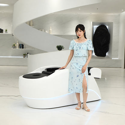 Electric Massage Shampoo Bed with Footrest AM21