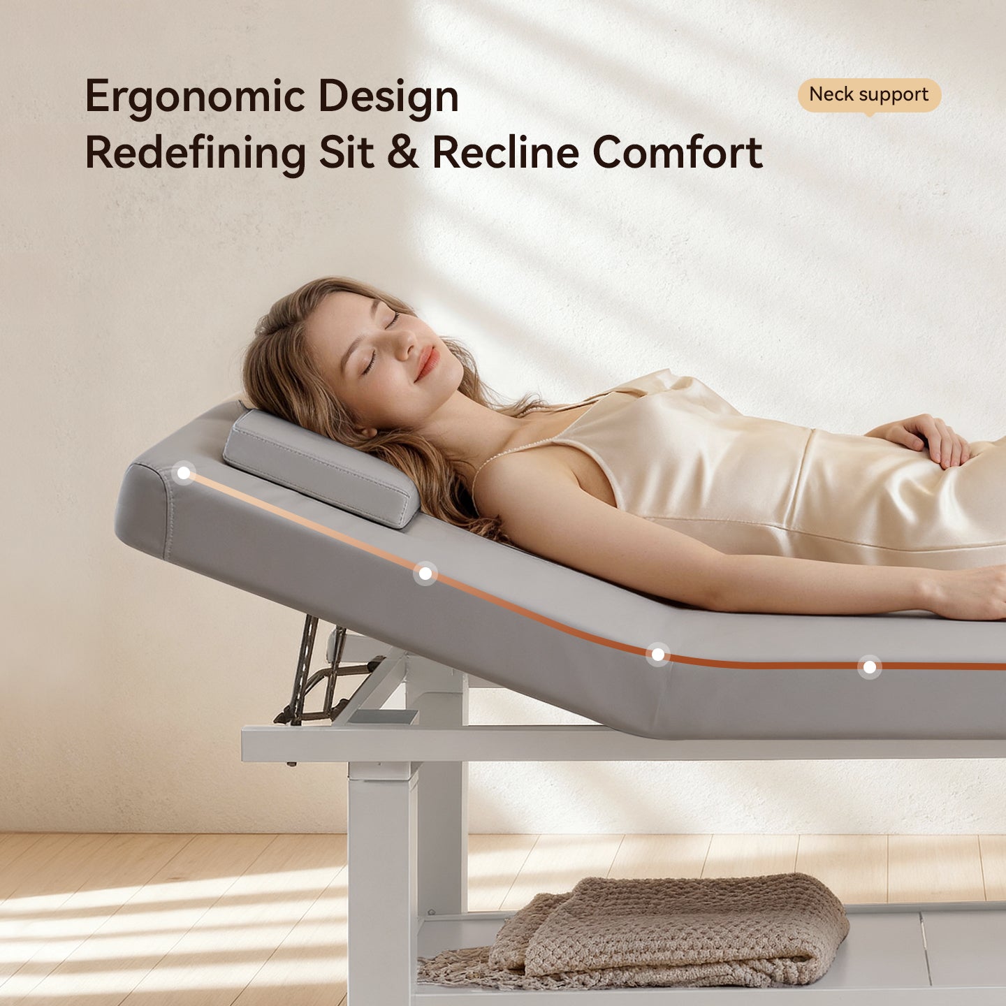 Wooden Massage Treatment & Spa Bed DMC33