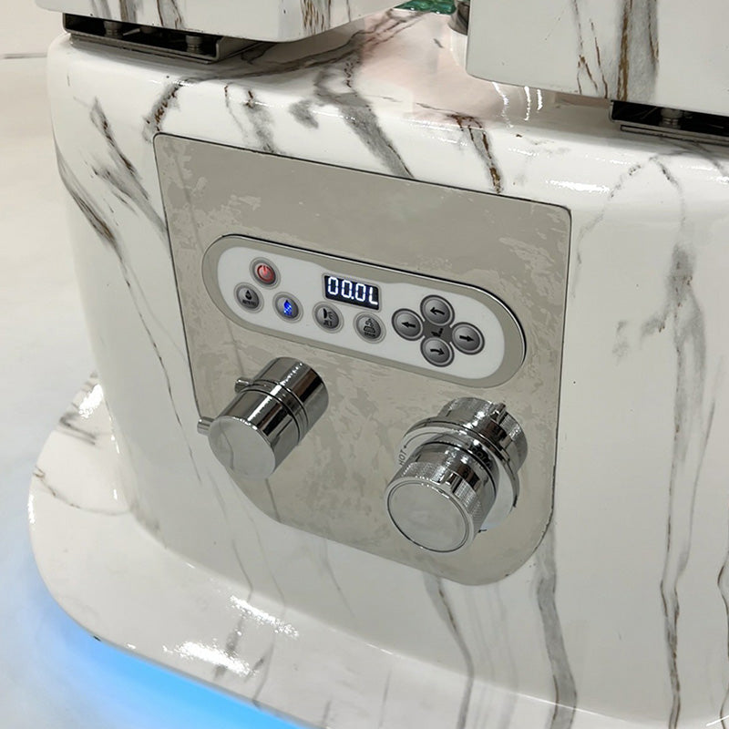Massage Reclining Pedicure Spa Chair with Foot Bath ZY10