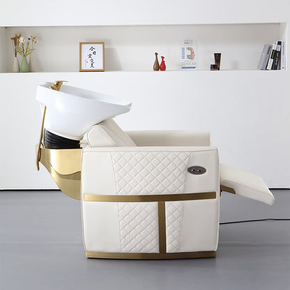 Electric Shampoo Chair with Footrest BC07