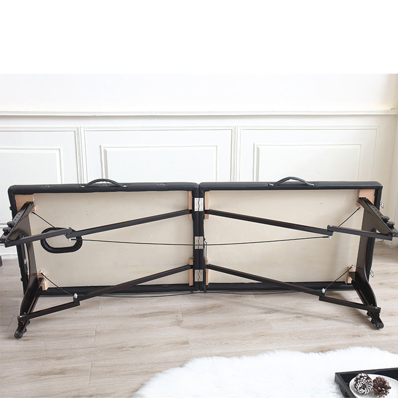 Black Foldable Massage Treatment Table DMC32