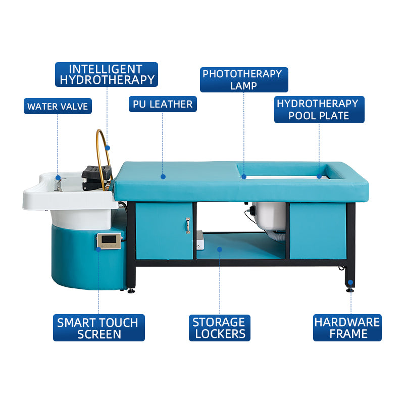 Multi-Function Shampoo & Spa Bed with Foot Bath TX13