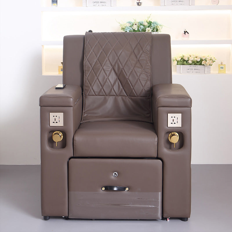 Reclining Pedicure Spa Chair with Foot Bath ZY14