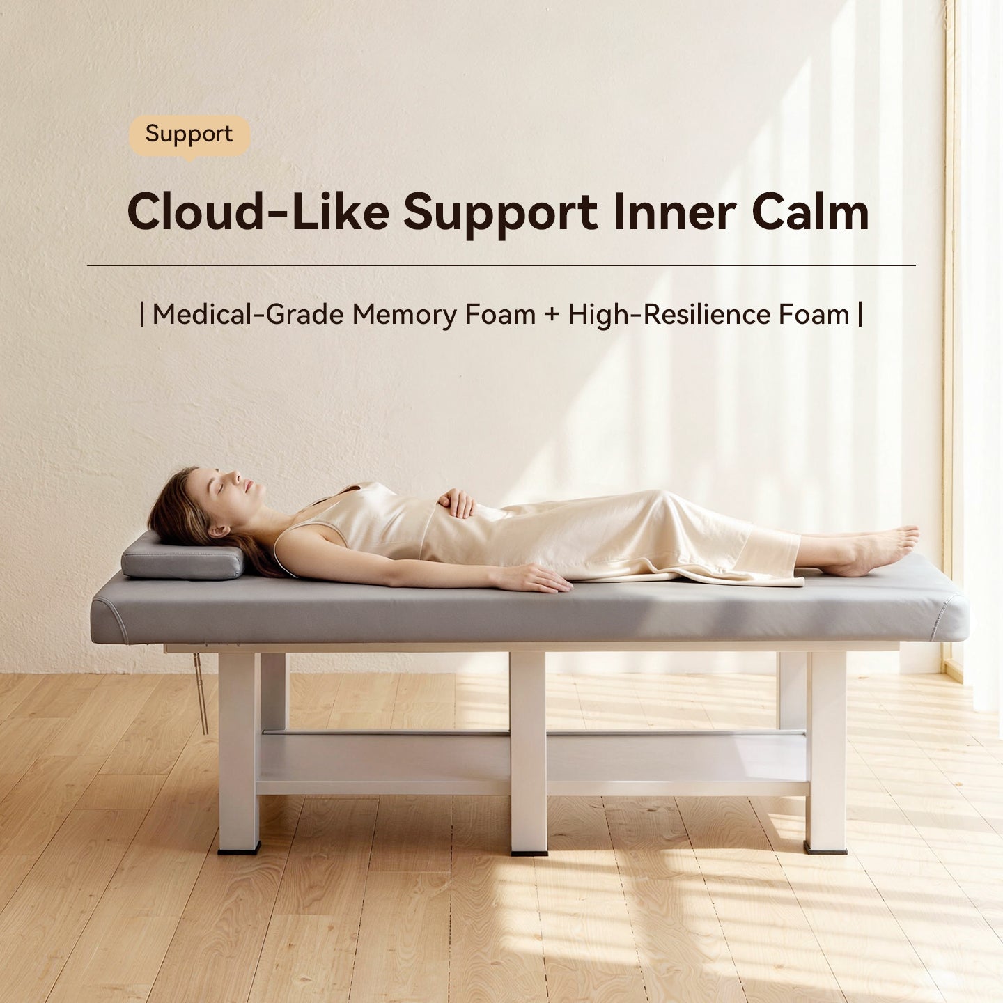 Wooden Massage Treatment & Spa Bed DMC33