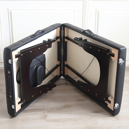 Black Foldable Massage Treatment Table DMC32