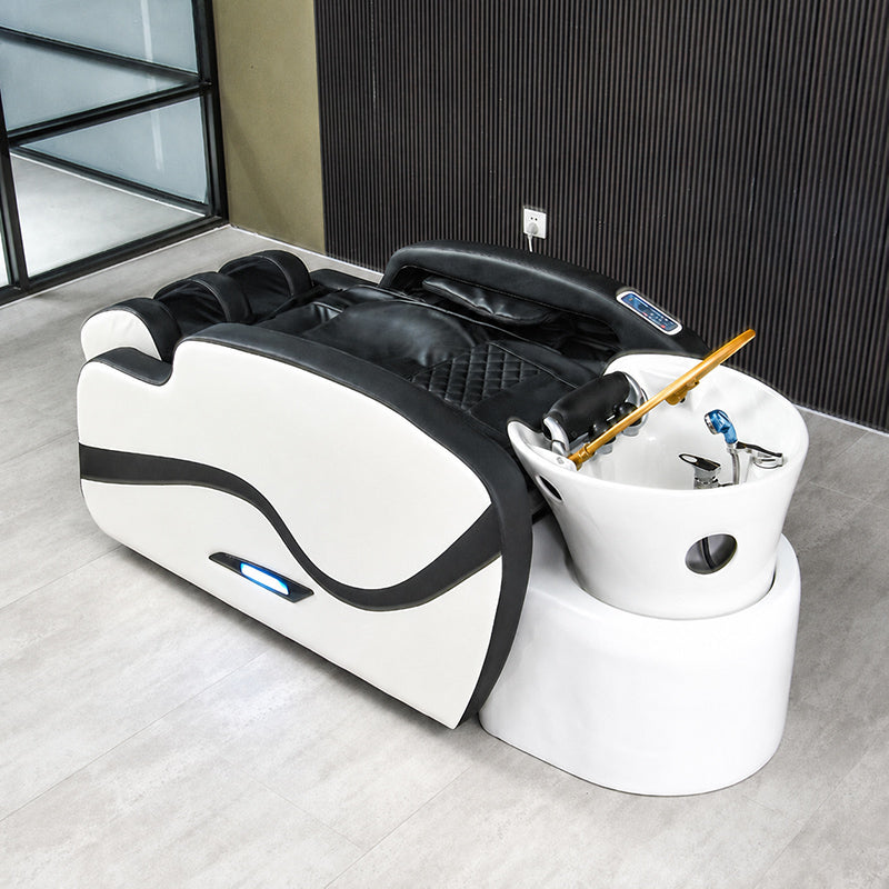 Electric Massage Shampoo Bed with Footrest AM5B