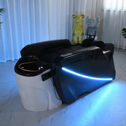 Electric Massage Shampoo Bed with Footrest AM9