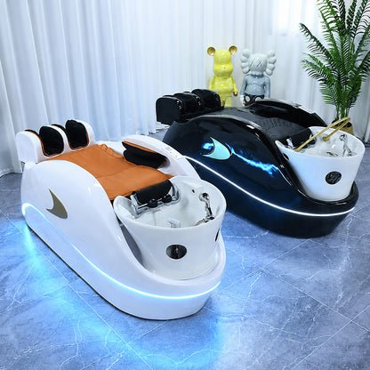 Luxury Electric Fiberglass Spa Shampoo Bed AM16