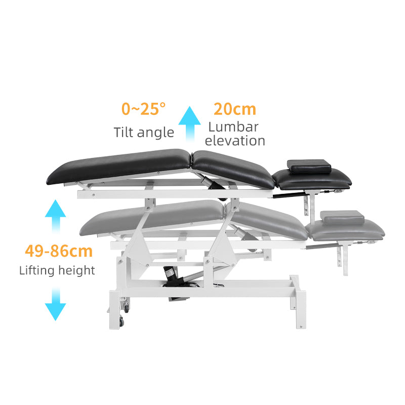 Electric Adjustable vibrating massage table ZC2