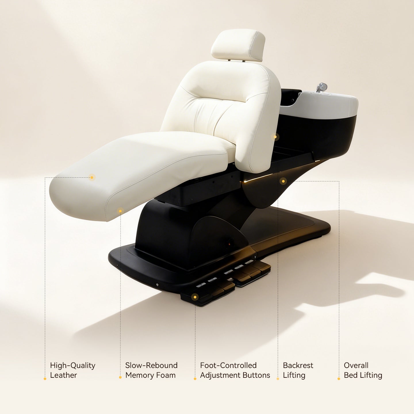 Luxury Electric Reclining Shampoo Chair BC03