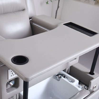 Reclining Pedicure Spa Chair with Foot Bath ZY11