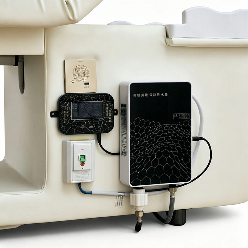 2 Motors Electric Spa Table with & Shampoo Basin TX22