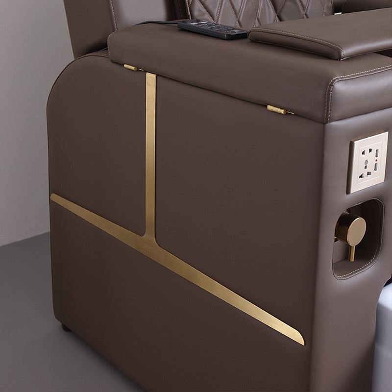 Reclining Pedicure Spa Chair with Foot Bath ZY14