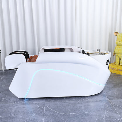 Luxury Electric Fiberglass Spa Shampoo Bed AM14