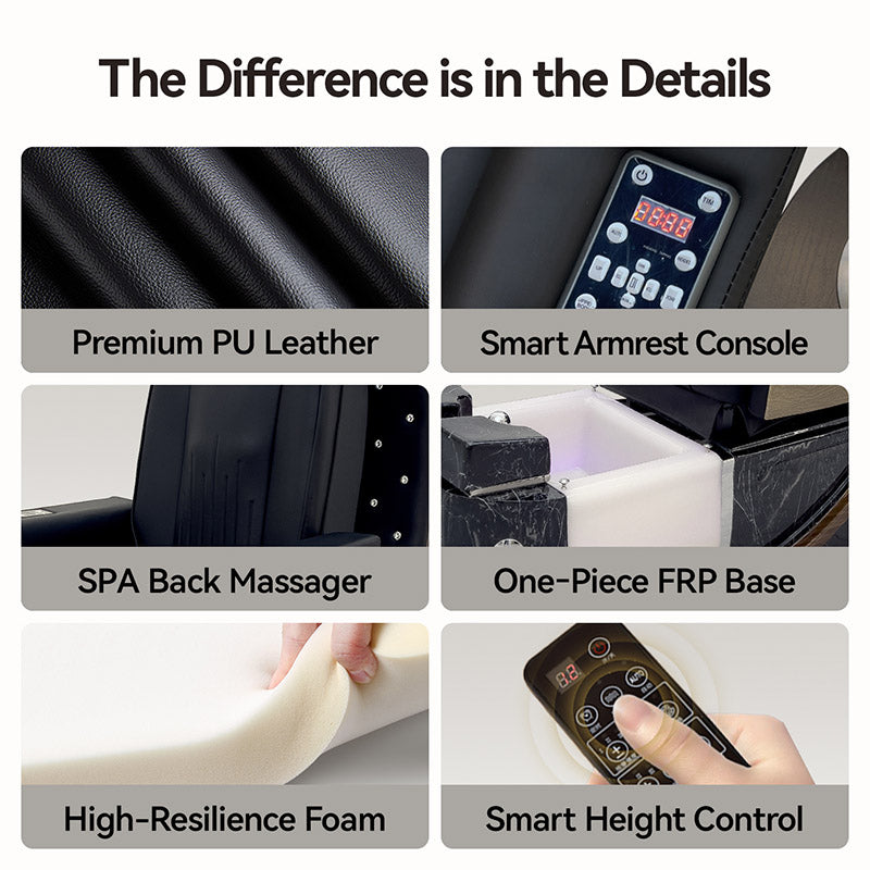 Luxury Massage Pedicure Throne Spa Chair ZY12