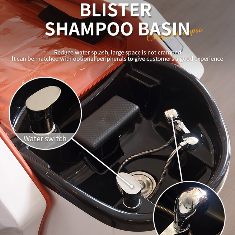 Electric Massage Shampoo Bed with Footrest AM28