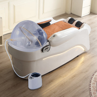 Electric Fiberglass Massage Head Spa Bed AM23