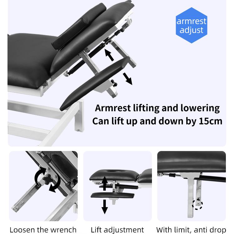 Electric Adjustable vibrating massage table ZC2